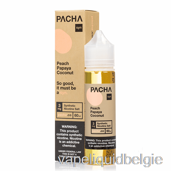 Vape Smaken Perzik Papaya Kokoscrème - Pachamama - 60ml 6mg